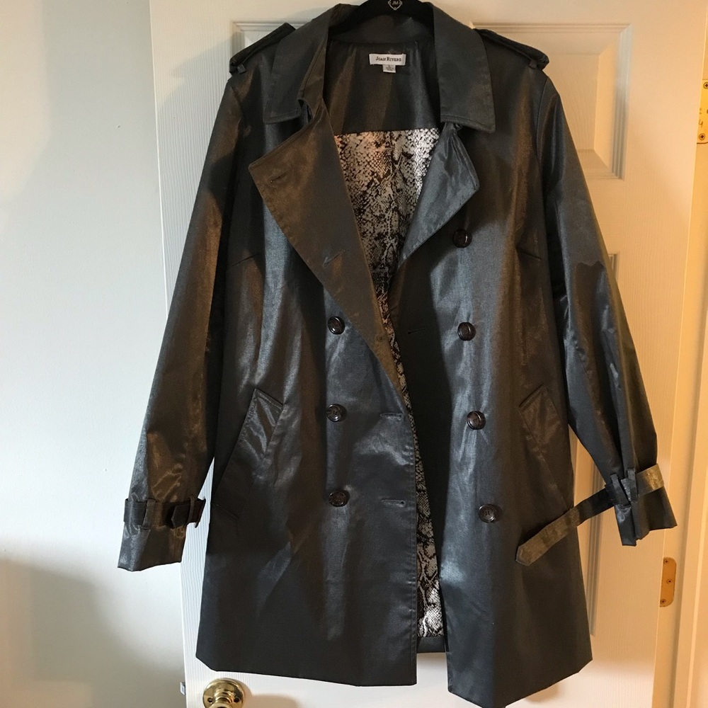 Gray Metallic Coat - image 1